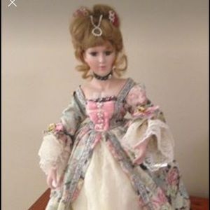 Porcelain Bridesmaid Doll NWOT